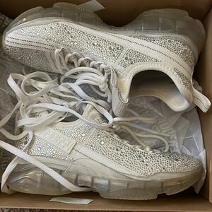 Steve Madden rhinestone sneakers size 9